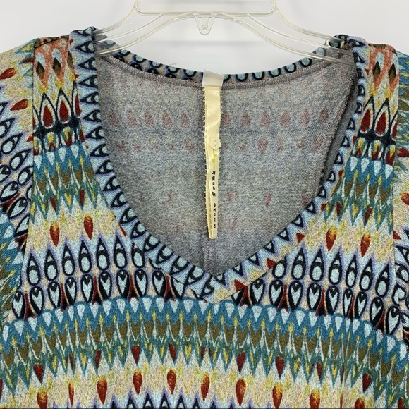 Uncle Frank Retro Print Asymmetrical Dress Size XS - Picture 2 of 12